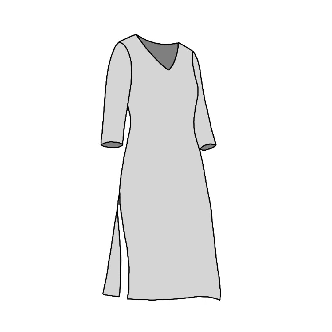 kurti top stitching sample design sketch